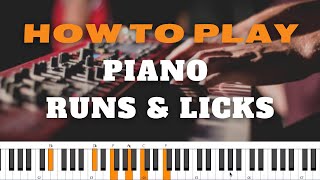 3 Simple Steps to Play Piano Runs & Licks | Beginner Piano Lesson