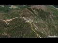 イン谷口から堂満岳・北比良峠 googleearth