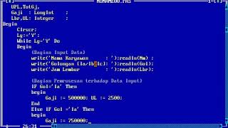 Program Pascal Menggunakan While Do #contoh 5