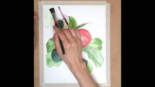 [머물다 가고 싶은곳..] 보타닉아트 수채화 일러스트 Flower WaterColor Drawing - [Healing STORY-힐링스토리]