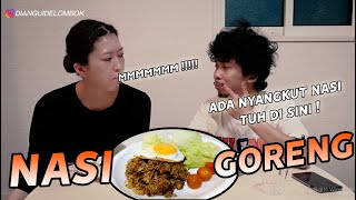 BUKA PUASA PAKAI  NASI GORENG DAGING SAPI CINCANG KESUKAAN ISTRI | JADI TAMBAH CINTA !