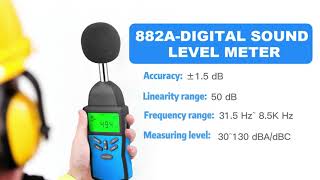 882A LCD Sound Level Meter