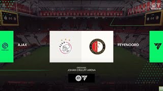 DE KLASSIEKER! AJAX vs FEYENOORD | DUTCH EREDIVISIE HIGHLIGHTS | FC24 PS4 LIVE GAMEPLAY