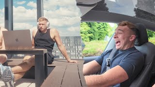 how my agency week looked bts | new setup, new car, $10K project
