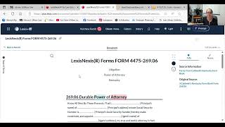 Sample Forms in Westlaw & Lexis
