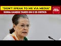 Sonia Gandhi Takes On G-23 Critics During CWC Meeting; Says Don't Speak To Her Via Media