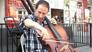 'Pedro' El Cellista Italiano De Fremont Street Las Vegas Nevada. U.S.A.