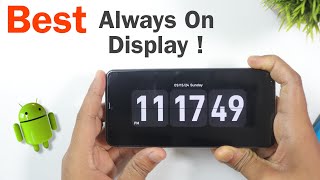 Flip Clock with Always on Display for android #androidtricks #alwaysondisplay