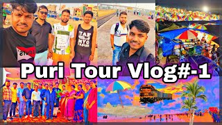 Angul to Puri Journey By 🚉 Vlog-#1 || subratsvlogs #puri #odiavlogs #trainvlogs #youtube #puribeach