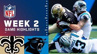 Saints vs. Panthers Week 2 Highlights | NFL 2021