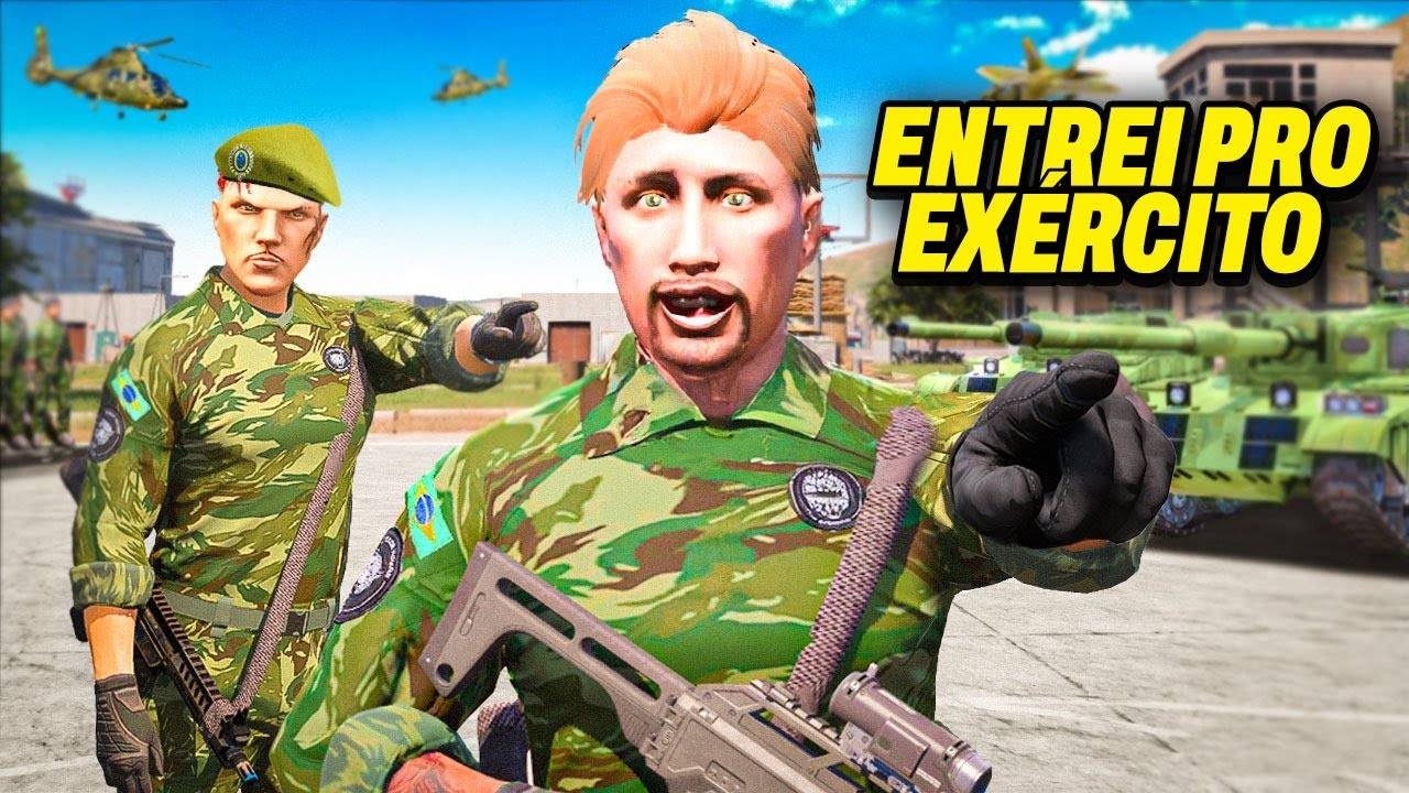 Entrei Pro Exército Gta Rp Youtube