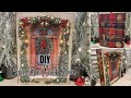 DIY Light Up Christmas Book using IOD Moulds, Transfers & Stamps | How to Decoupage | Handmade Decor