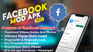 Best Facebook Mod Of 2022😍| Facebook Mod Apk Latest Version | Facebook Latest And Amazing Features🔥