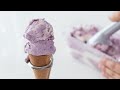 Blueberry & Cream Cheese Ice Cream｜HidaMari Cooking