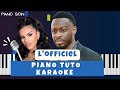 DADJU - L'OFFICIEL ft IMEN ES (Piano fr KARAOKE Paroles)