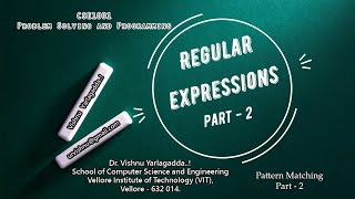 Python Programming: Regular Expressions - Part - 2 [Backslash characters]