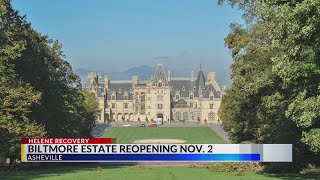 Biltmore Estate reopening on Nov. 2 in Asheville