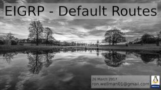 EIGRP Default Routes