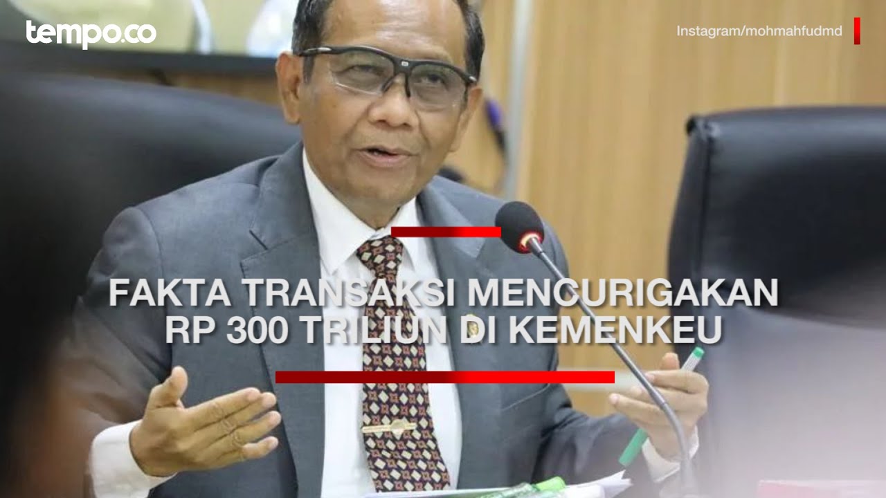 Sejumlah Fakta Seputar Transaksi Mencurigakan Rp 300 Triliun Di ...