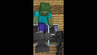 【Minecraft Animation】Zombie just uses the anvil #shorts