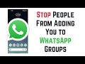 How to Stop People From Adding You to WhatsApp Groups on iPhone