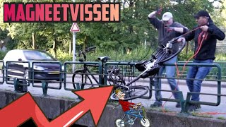 magneetvissen in eigen dorp ... dure elektrische fiets gevangen