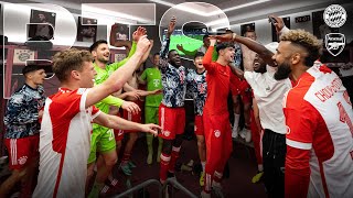 Locker Room Party After Champions League Clash | Behind The Scenes | FC Bayern - Arsenal