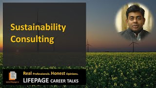 LifePage Career Talk on Sustainability Consulting