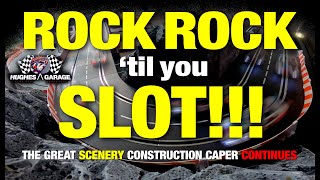 Rock Rock 'til you Slot! - Hughes Garage SCA Ep 9  #slotcarscenery #slotcars #carrera