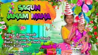 Sagun janam maha 🤴 new santali video 2022 || Happy birthday video || @Agom Mandi