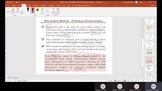 Risk Assessment Short Course || Preliminary Hazard Analysis