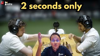 2 seconds is all it took | Hans Niemann vs Vidit Gujrathi | Commentary by Sagar