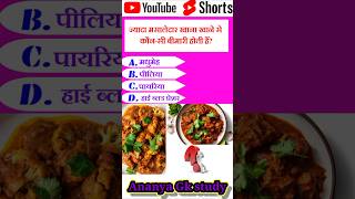 ज्यादा मसालेदार खाना खाने से कौन-सी बीमारी होती हैं #shorts #ytshorts #youtubeshorts #ananyagkstudy