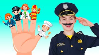 Profession Finger Family - Nick and Poli - Nursery Rhymes & Kids Songs