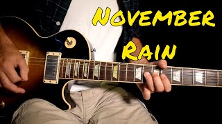 Guns n Roses - November Rain solo cover (Better Quality)