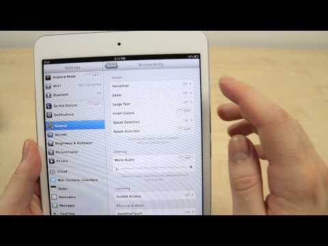 How to change your display and text size on iPad mini How to change your display and text size on iPad mini