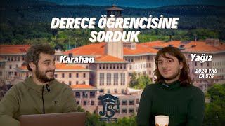 DERECE ÖĞRENCİSİNE SORDUK | KOÇ ÜNİVERSİTESİ PSİKOLOJİ | 2024 YKS EA 576