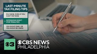 3 last-minute tax filing tips from the experts ahead of the April 15 deadline