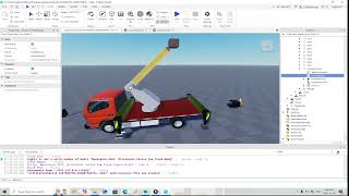 Roblox Studio Build and Code - Utility Truck Build Part 3 - Coding the Arm