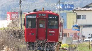 JR肥薩線　人吉駅付近の第四種踏切にて