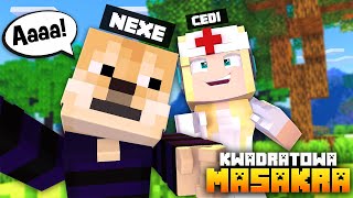 PROSTUJE KARK NEXE 😱 KWADRATOWA MASAKRA | Cedi Minecraft