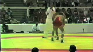 1986 Senior World Championships: 74 kg Dave Schultz (USA) vs. Pekka Rauhala (FIN)