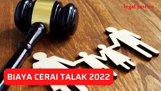 Biaya Cerai Talak 2022