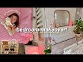 GIRLY ROOM MAKEOVER ⋆౨ৎ˚⟡˖ ࣪  ultimate transformation for an aesthetic PINK bedroom!