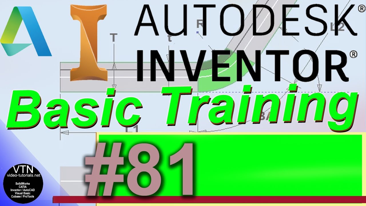 Autodesk Inventor Basic Training 81 Crop Youtube
