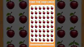 Emoji challenge! Find The Odd Emoji! 😙 #quiz #findtheoddemojiout #findtheoddemoji