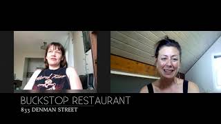 Angie Kirk REALTOR® interviews Fiona Grieve owner of the Buckstop  BBQ \u0026 Small Plate Saloon.