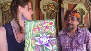 Take a BALINESE PAINTING CLASS with a Famous Artist! | Ubud Bali