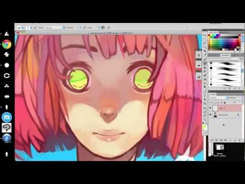 Digital Painting Tutorial Speedpaint Youtube