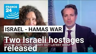 Hamas releases first Israeli hostages after body of Shiri Bibas identified • FRANCE 24 English